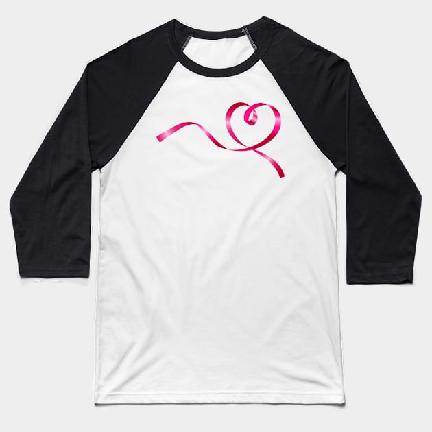 Breast Cancer Ribbon Baseball T-Shirt by macshoptee